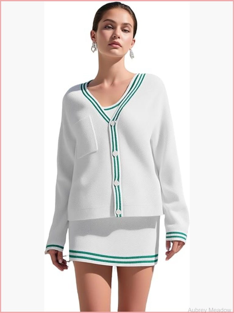 Oversized V-Neck Button Down Cardigan Long Sleeve Open Front Knit Lightweight